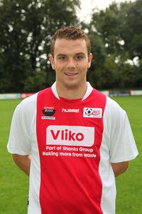 Ronald Mink nog in het RCL-shirt, seizoen 2014-2015.