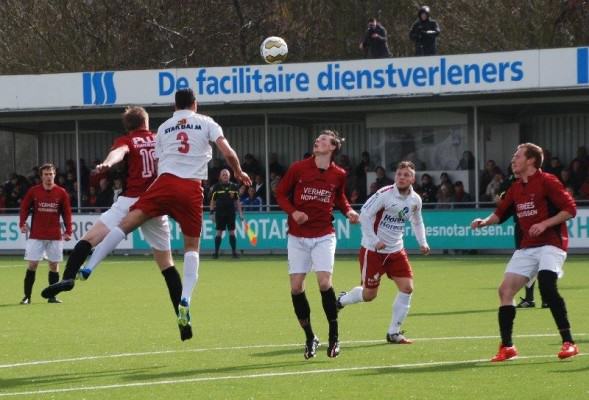 FC Rijnvogels verspeelde een 4-1 voorsprong tegen Noordwijk..