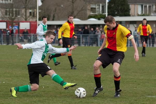 Dennis Boer stond aan de basis van de enige goal