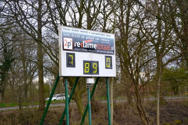 Het scorebord sloeg haast op tilt. De andere tien treffers moeten we er maar handmatig bij optellen..