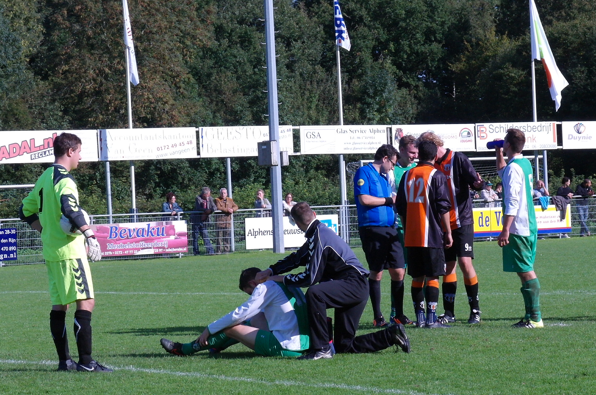 Blessure bij Sjoerd Hulsbos