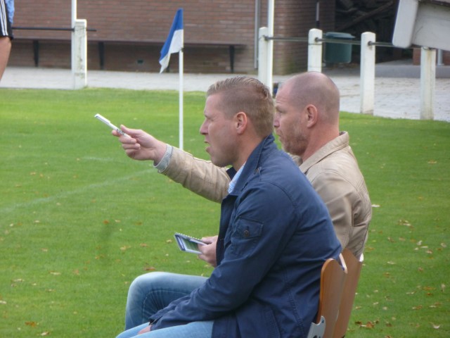 Het koppel Alan Campfens (voorgrond) en Martin de Louw kon het niet bevatten..