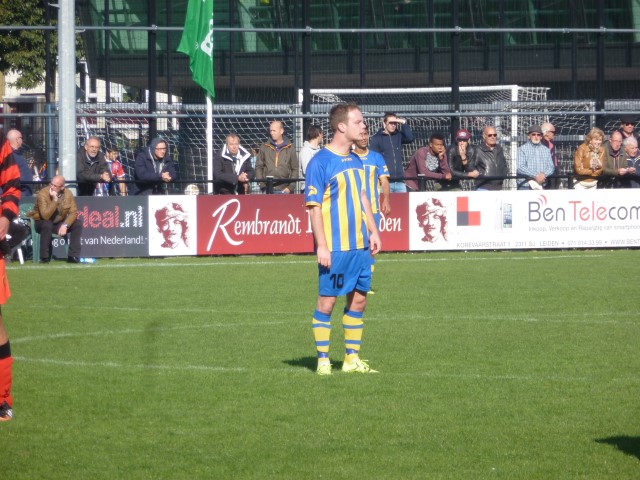 Michael Schouten in ruste, een zeldzaam moment voor de middenvelder..