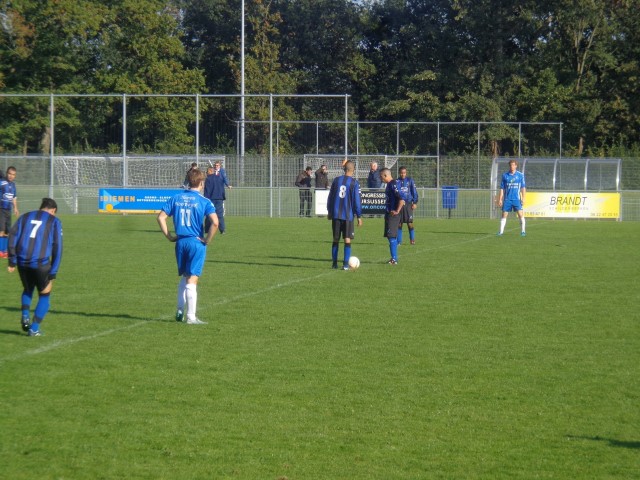 Er kwam geen winnaar bij donderblauw tegen lichtblauw