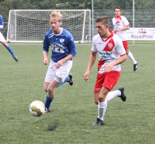 Nils Slingerland had de assist in huis voor de 1-1, Yvar de Groot was verder wel geduchte tegenstander als rechtsback.