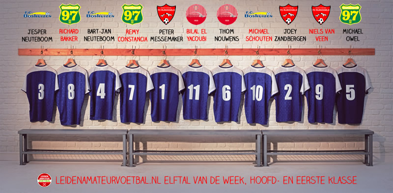 elftal van de week hfdkl week 10