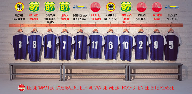elftal van de week hfdkl week 9