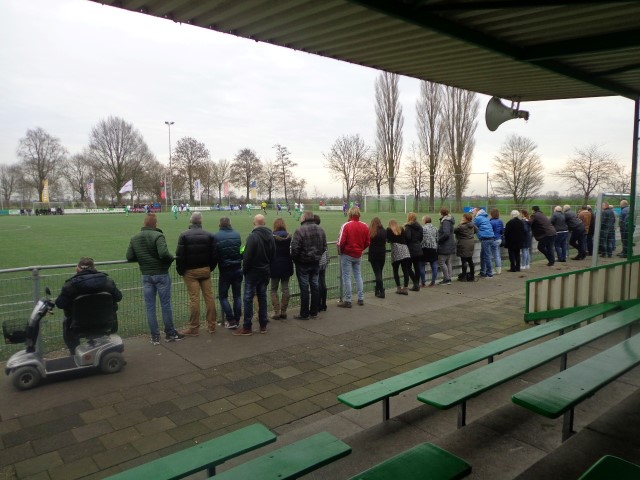 Ook Bernardus heeft een trouw supporterslegioen die het deze middag weer 'net niet' zag worden.