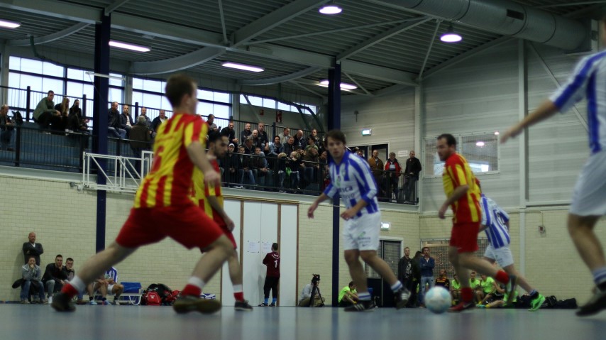 Fragment uit poulewedstrijd UVS versus Leidsche Boys