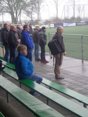 Vele SJZ-supporters wilden deze topper in de derde klasse A van dichtbij beleven