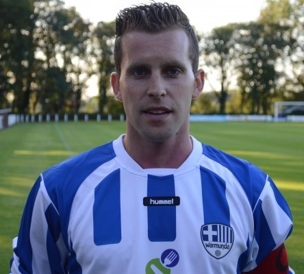 Verdediger en aanvoerder Vincent Solleveld, de rots in de branding