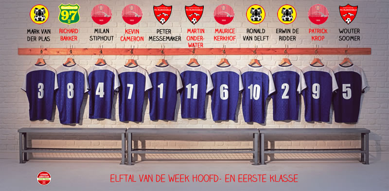 elftal van de week hfdkl week 18