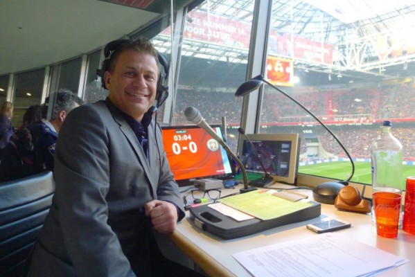 Rob van Rossum is de stadionspeaker in de Amsterdam Arena