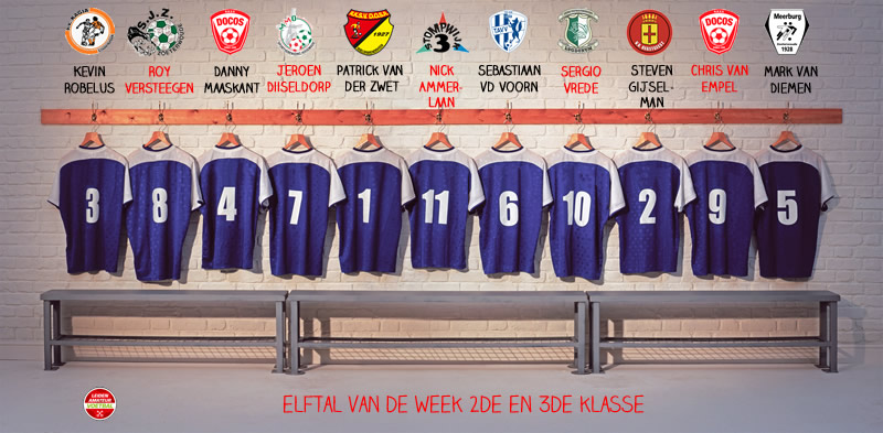 elftal van de week 2 en 3 kl 19