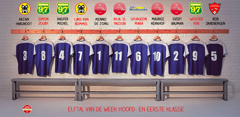 elftal van de week hfdkl week 21