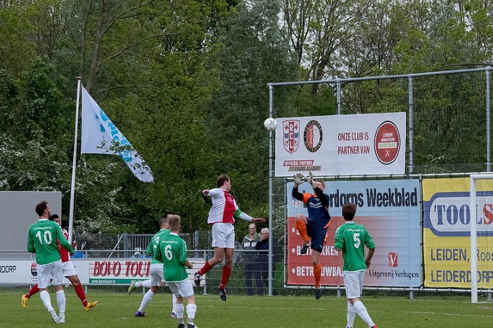 Thom Wijnalda was er nog wel bij tegen Westlandia. In de nacompetitie lijkt zijn mee spelen kansloos