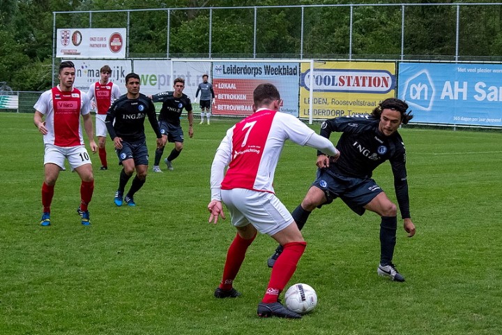 Nicky Guijt was bedrijvig namens de Leiderdorpers
