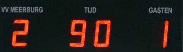 Resultaat van de eerste ontmoeting. Speeldatum: 13 september 2015
