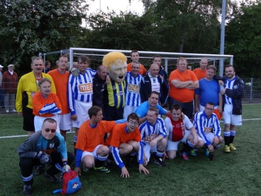 De bloedfanatieke G-voetballers voelen zich thuis bij UVS