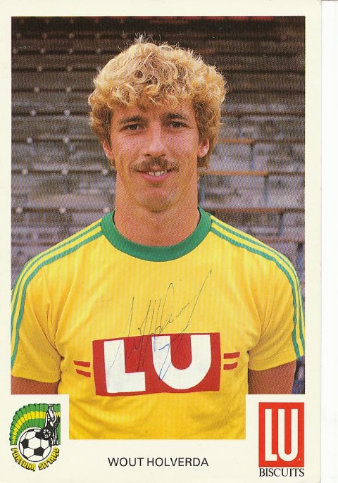 Kinderen verzamelden ook de voetbalplaatjes van Wout Holverda.
