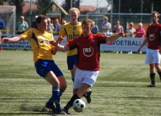 Rob Zandbergen was een van de betere Katwijkers in Heemskerk