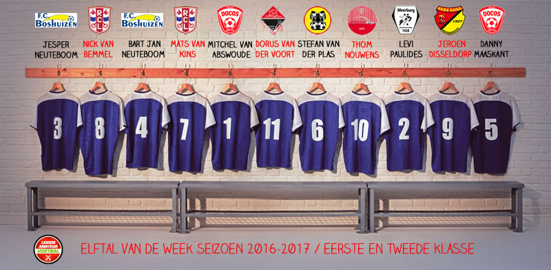 elftal van de week eerste en tweede week 22