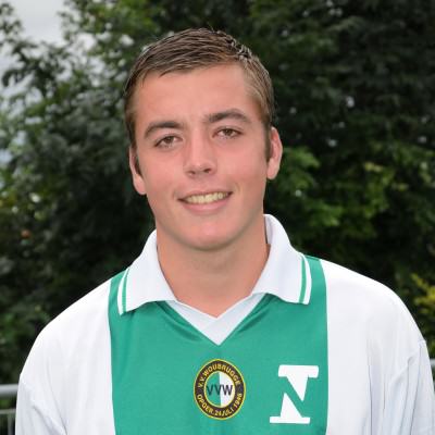 Joris van der Hoorn was weer van groot belang voor Woubrugge..