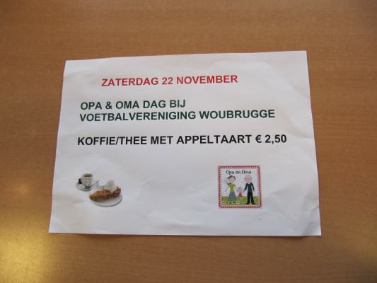 Aan iedereen wordt gedacht bij een club uit het dorp..