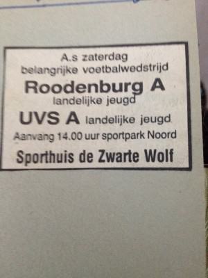 Een affice die er toen mocht zijn. Menig sigarenboer schonk er aandacht aan...